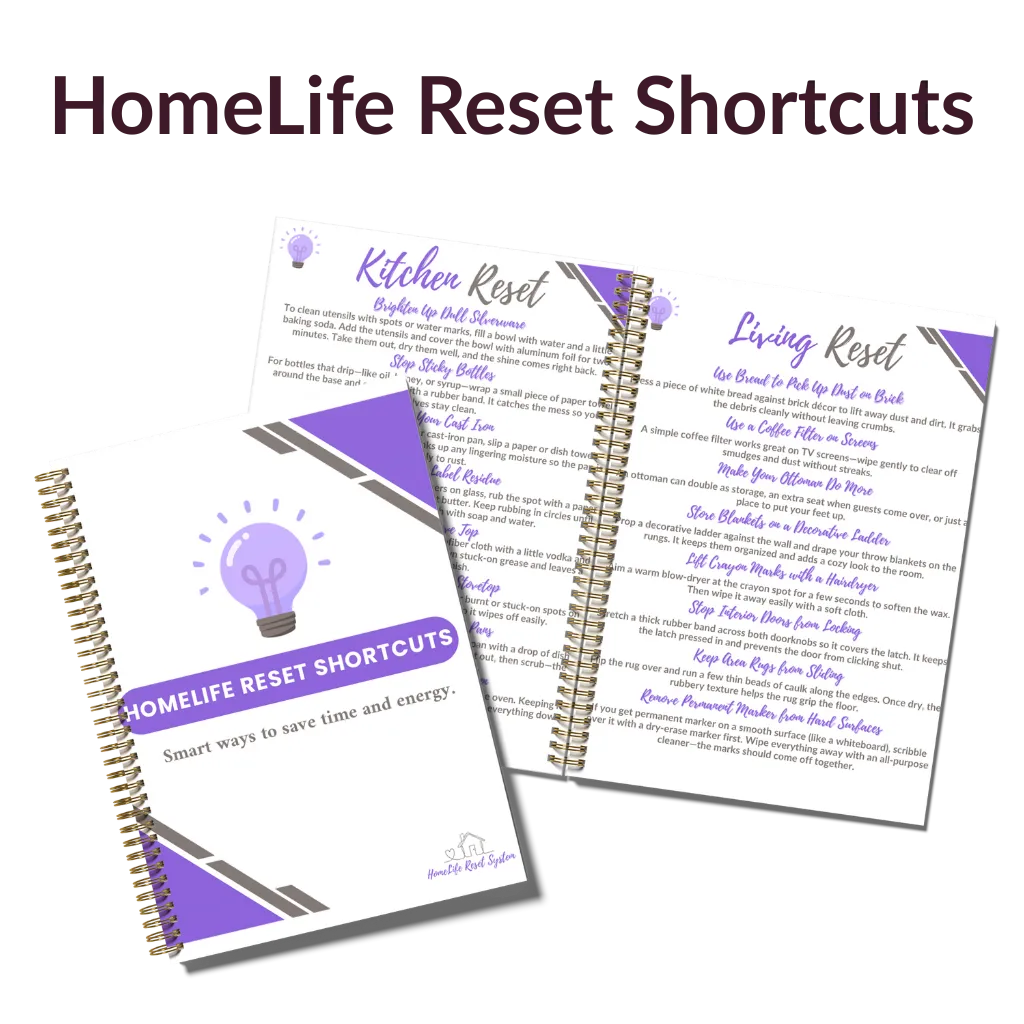 HomeLife Reset Shortcuts